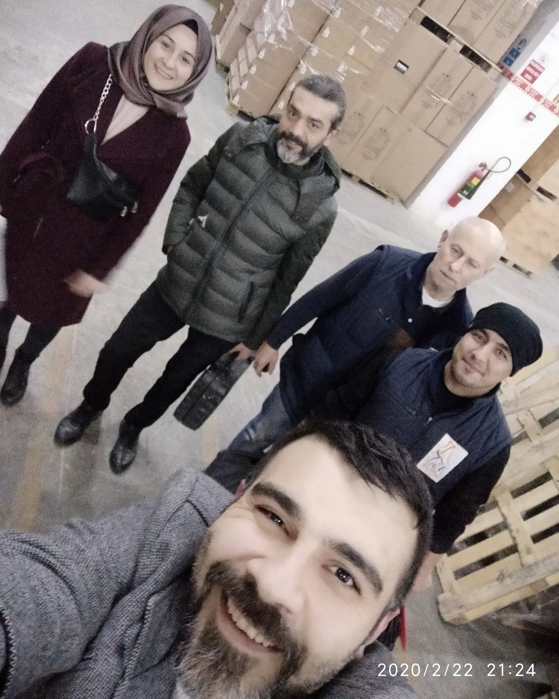 Katılımcılarla etkinlikte fotoğraf